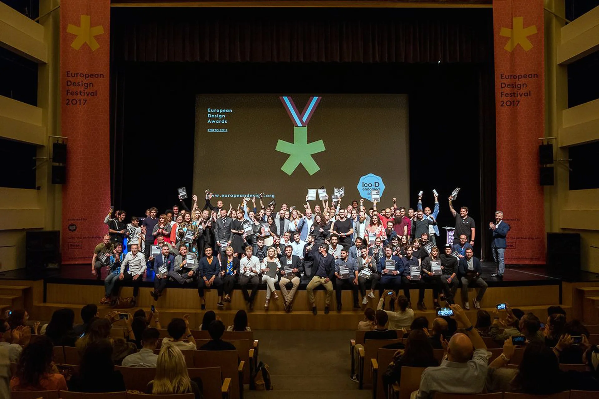 Preisverleihung der European Design Awards 2017 in Porto