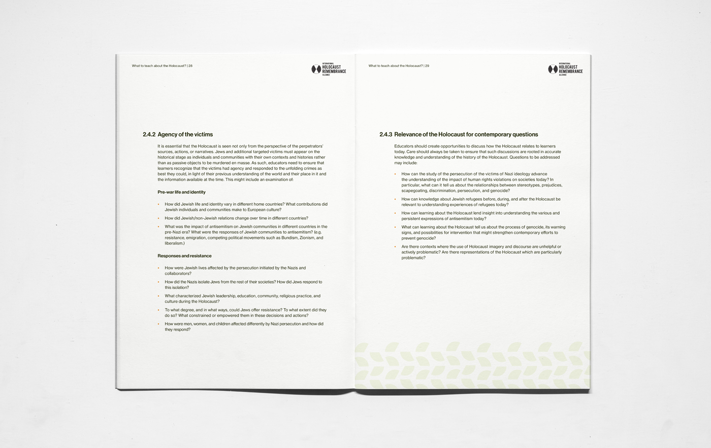 IHRA Recommendations for Teaching and Learning about the Holocaust, Projektansicht 4